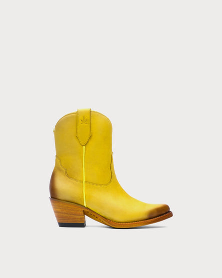 yellow booties